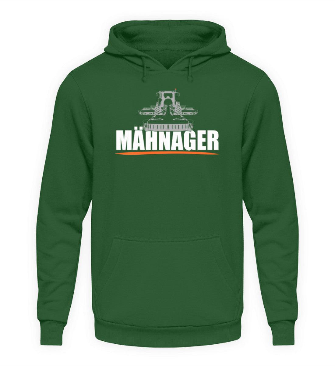 Mähnager Butterfly Traktor · Unisex Kapuzenpullover Hoodie-Unisex Hoodie-Bottle Green-XS-Agrarstarz