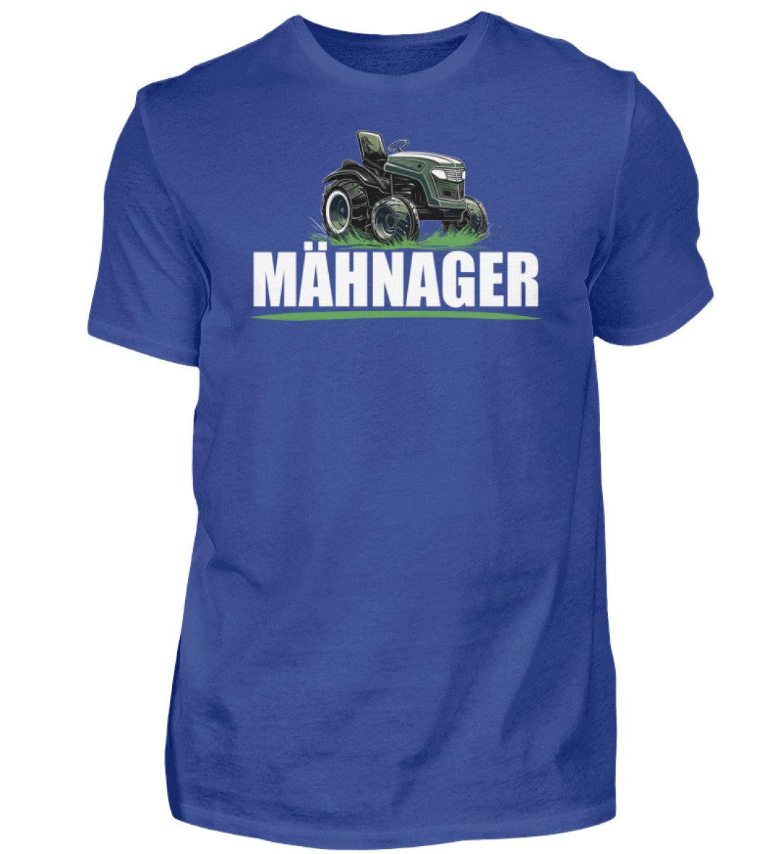 Mähnager Rasenmäher Traktor · Herren T-Shirt-Herren Basic T-Shirt-Royal Blue-S-Agrarstarz