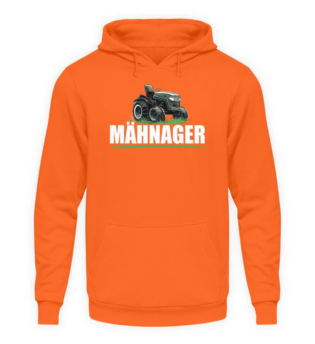 Mähnager Rasenmäher Traktor · Unisex Kapuzenpullover Hoodie-Unisex Hoodie-Orange Crush-S-Agrarstarz