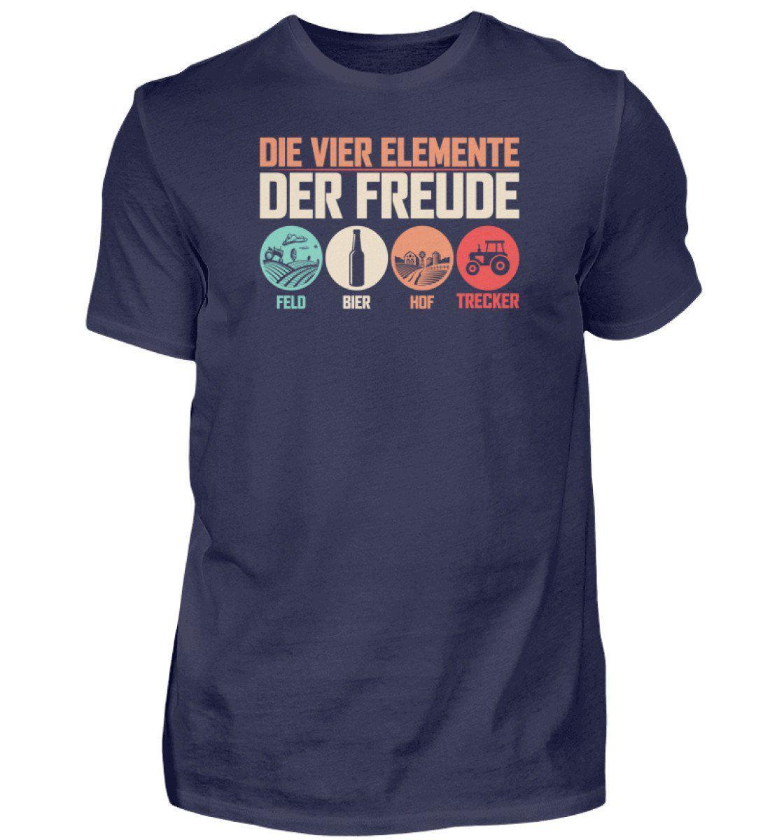4 Elemente der Freude · Herren T-Shirt-Herren Basic T-Shirt-Navy-S-Agrarstarz