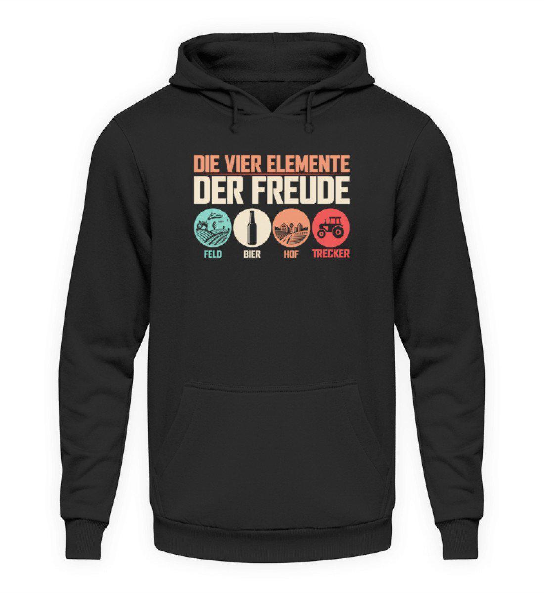 4 Elemente der Freude · Unisex Kapuzenpullover Hoodie-Unisex Hoodie-Jet Black-L-Agrarstarz