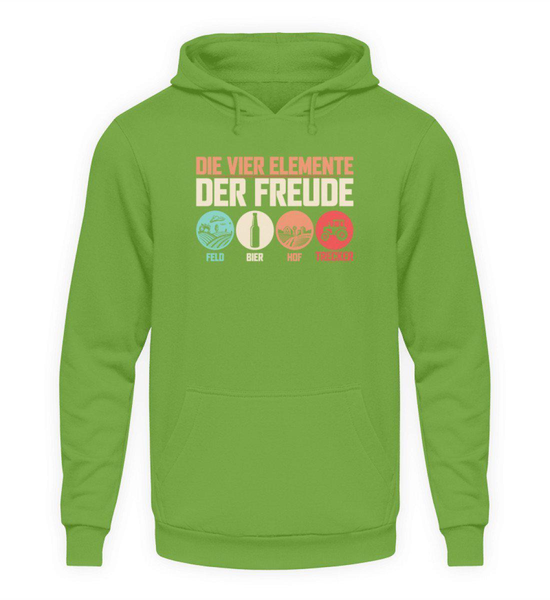 4 Elemente der Freude · Unisex Kapuzenpullover Hoodie-Unisex Hoodie-LimeGreen-L-Agrarstarz
