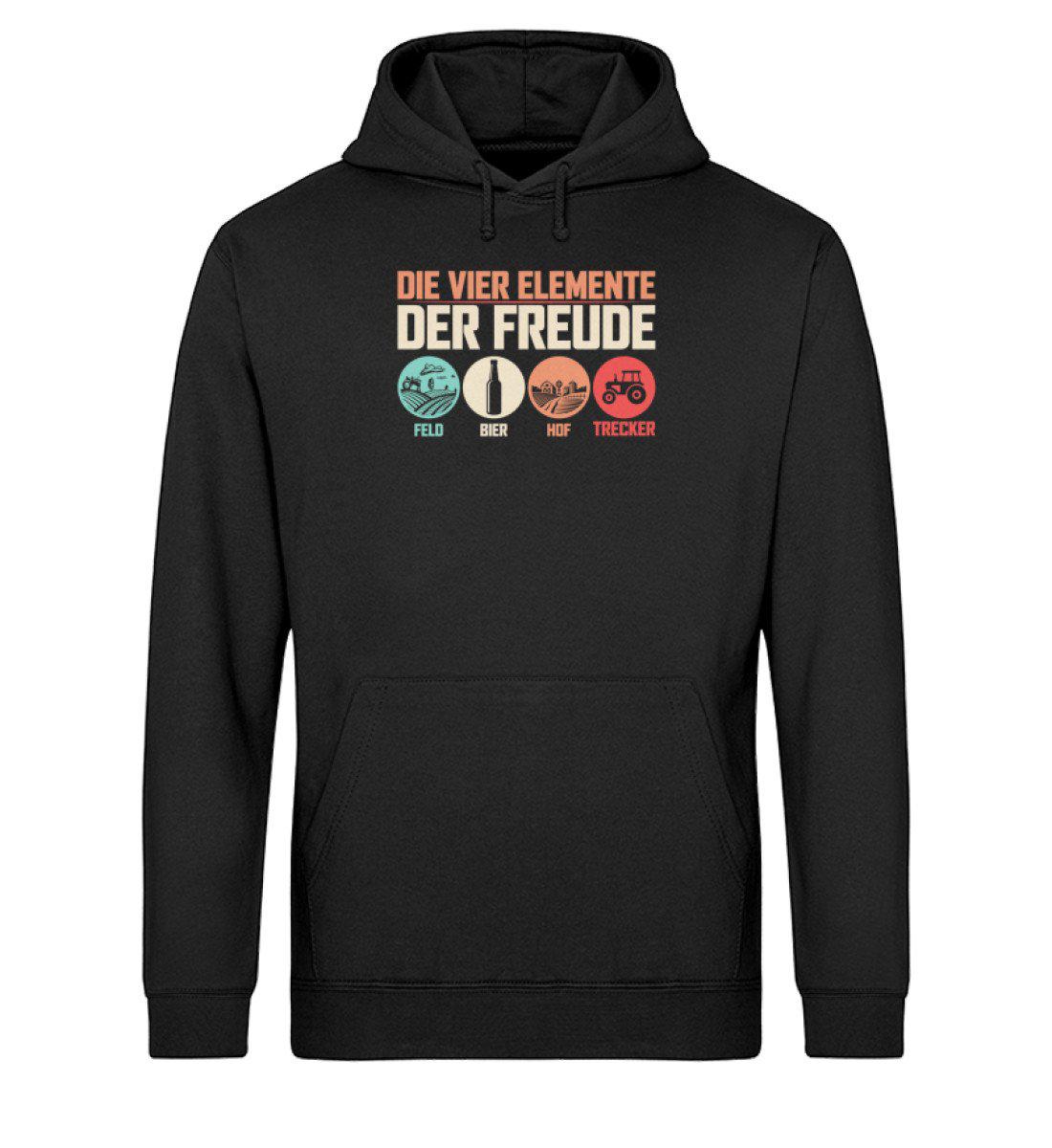 4 Elemente der Freude · Unisex Organic Hoodie-Drummer Hoodie ST/ST-Black-XS-Agrarstarz