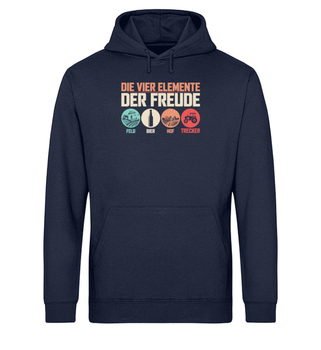4 Elemente der Freude · Unisex Organic Hoodie-Drummer Hoodie ST/ST-French Navy-XS-Agrarstarz