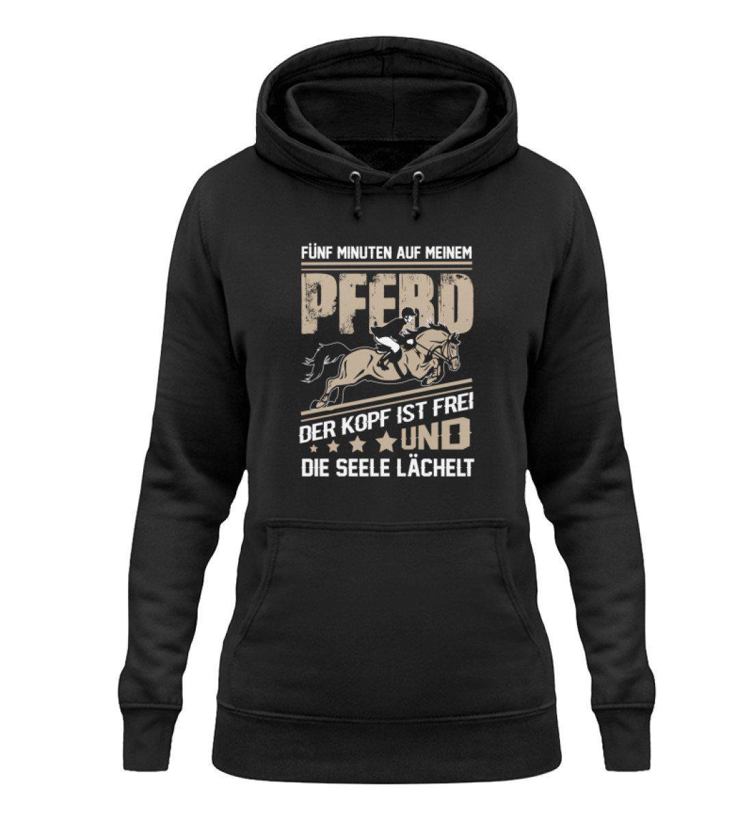 5 Minuten Pferd · Damen Hoodie-Damen Hoodie-Jet Black-XS-Agrarstarz