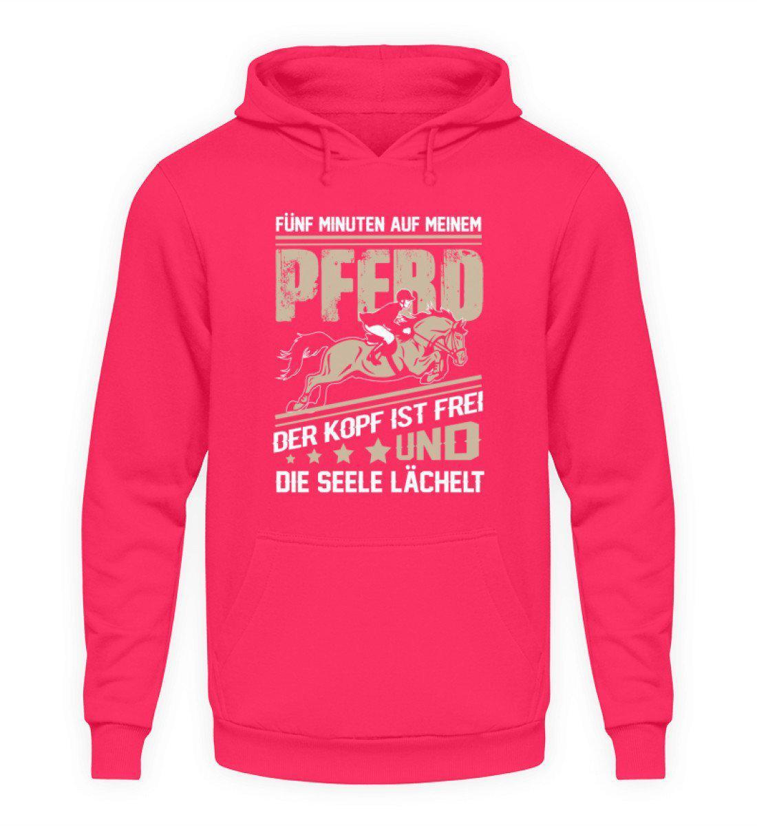 5 Minuten Pferd · Unisex Kapuzenpullover Hoodie-Unisex Hoodie-Hot Pink-S-Agrarstarz