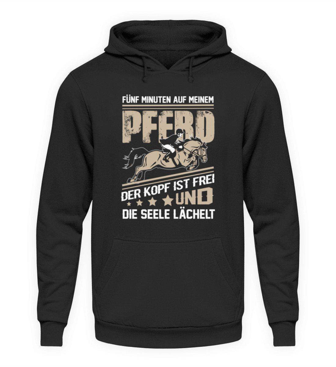 5 Minuten Pferd · Unisex Kapuzenpullover Hoodie-Unisex Hoodie-Jet Black-S-Agrarstarz