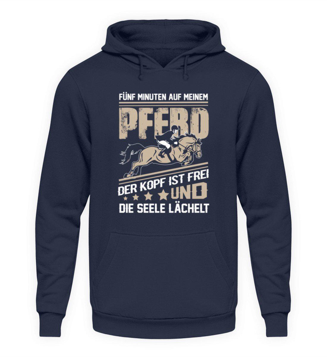 5 Minuten Pferd · Unisex Kapuzenpullover Hoodie-Unisex Hoodie-Oxford Navy-S-Agrarstarz