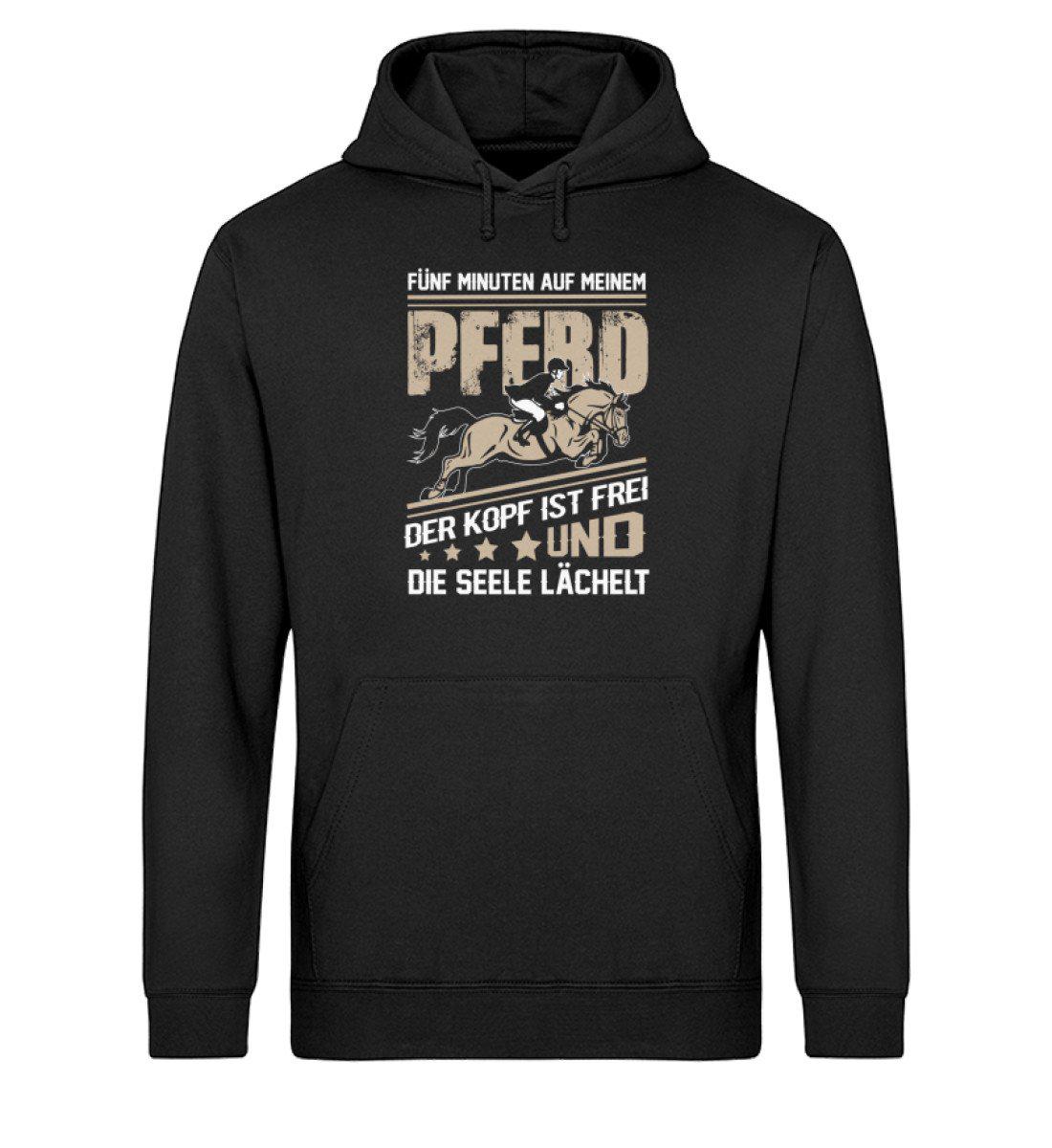5 Minuten Pferd · Unisex Organic Hoodie-Drummer Hoodie ST/ST-Black-XS-Agrarstarz