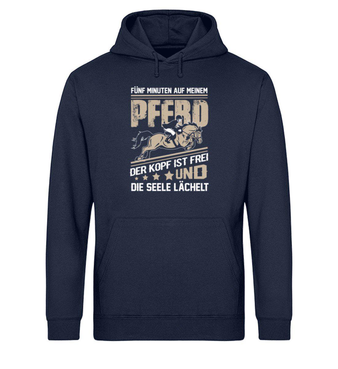5 Minuten Pferd · Unisex Organic Hoodie-Drummer Hoodie ST/ST-French Navy-XS-Agrarstarz