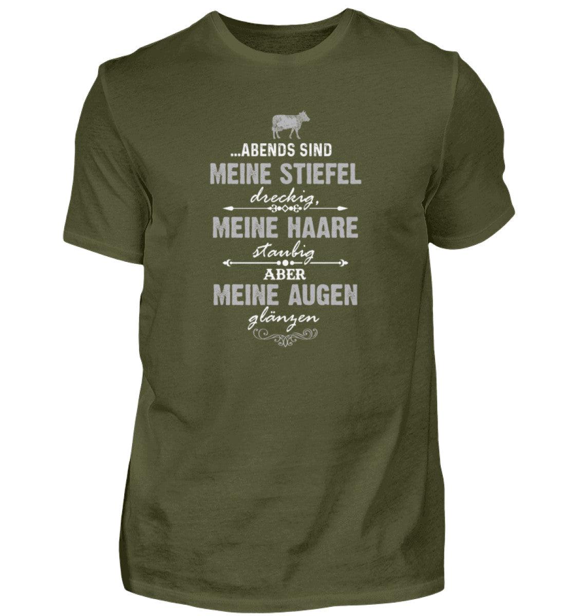 Abends Stiefel dreckig · Herren T-Shirt-Herren Basic T-Shirt-Urban Khaki-S-Agrarstarz