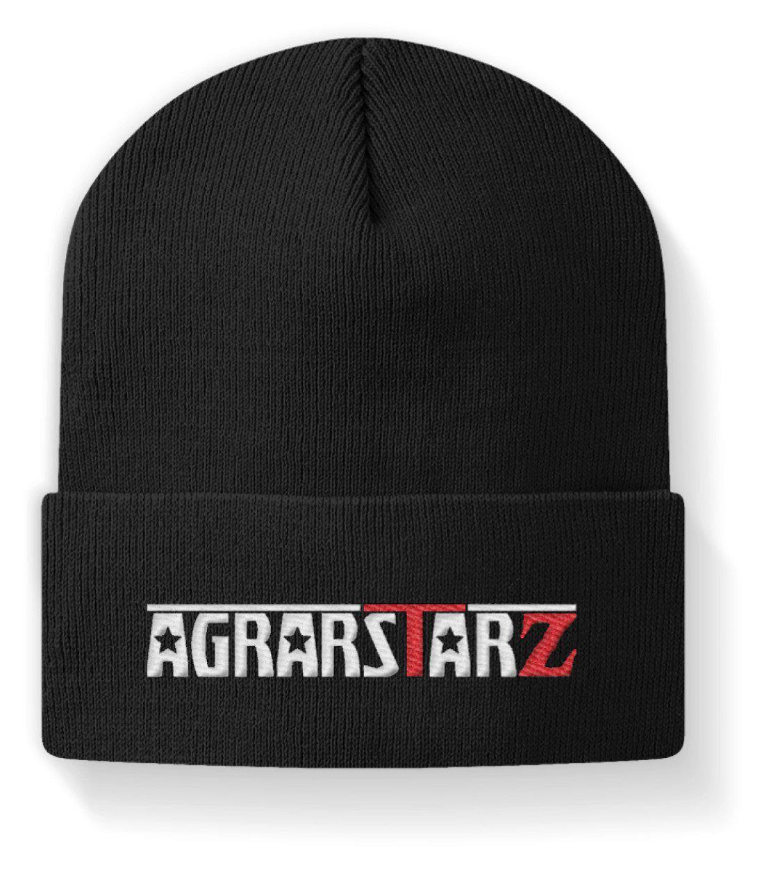 Agrarstarz 2 · Beanie Mütze-Beanie mit Stick-Black-M-Agrarstarz