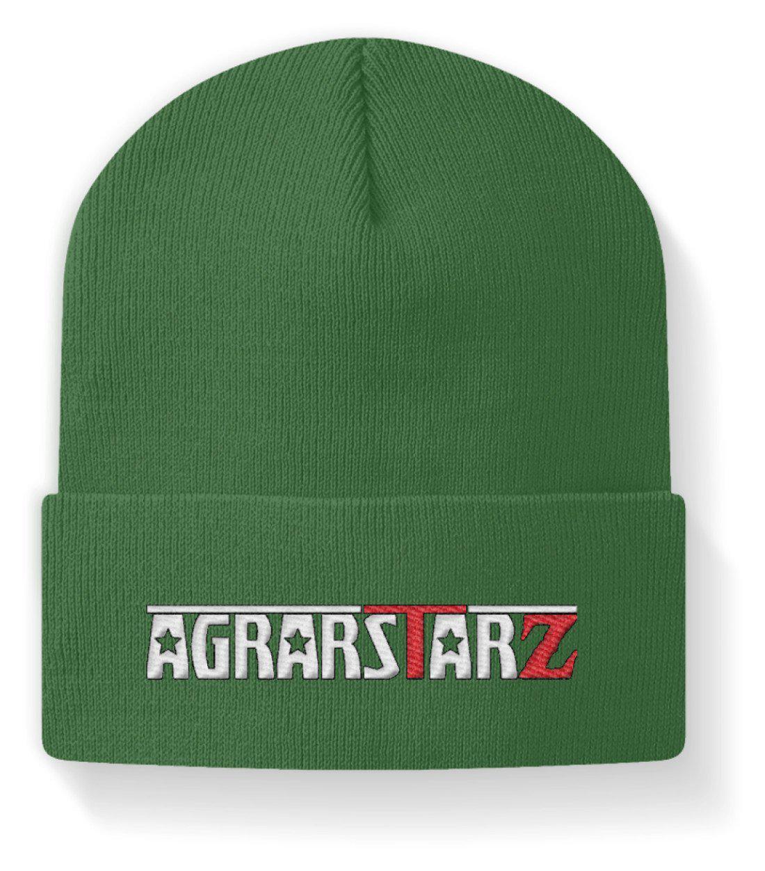 Agrarstarz 2 · Beanie Mütze-Beanie mit Stick-Moss Green-M-Agrarstarz