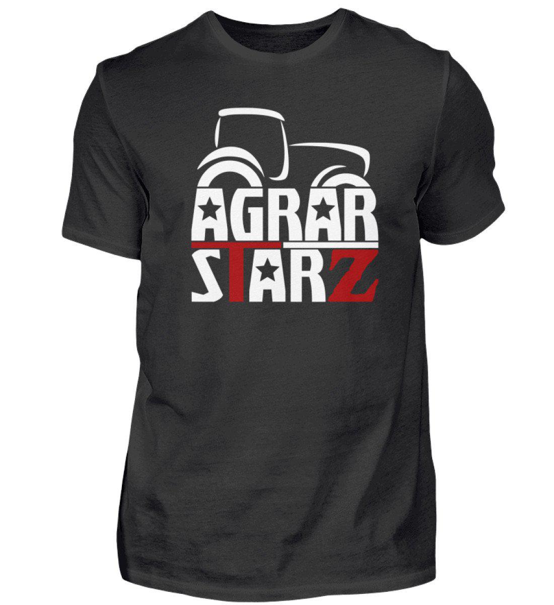 Agrarstarz · Herren T-Shirt-Herren Basic T-Shirt-Black-S-Agrarstarz