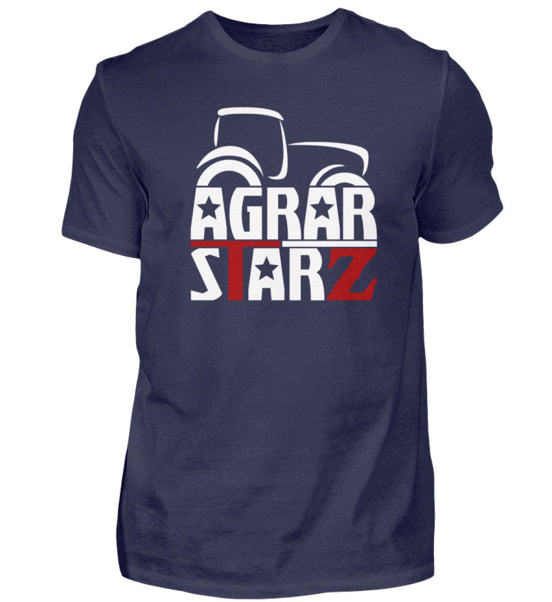 Agrarstarz · Herren T-Shirt-Herren Basic T-Shirt-Navy-S-Agrarstarz