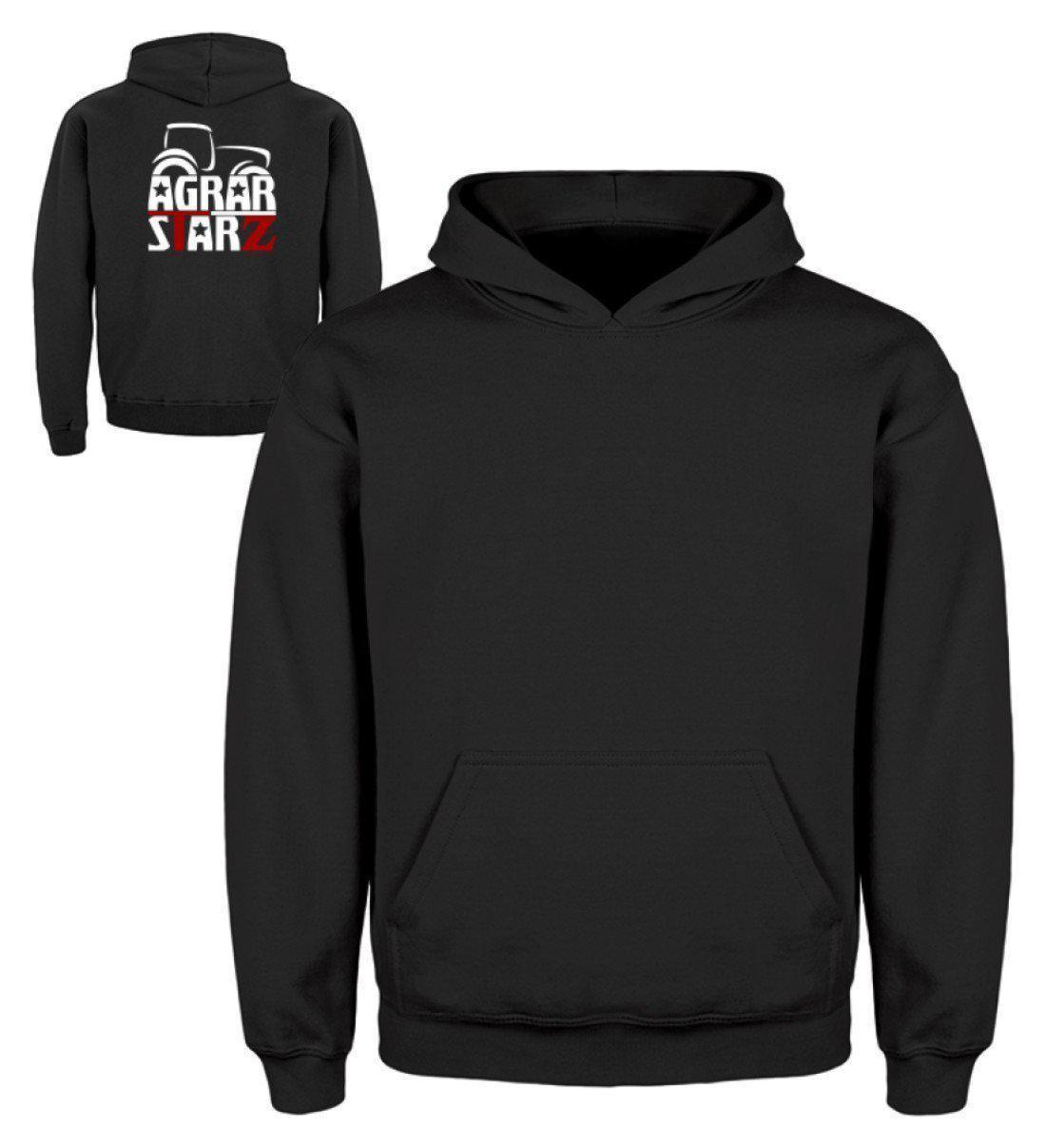 Agrarstarz · Kinder Kapuzenpullover Hoodie-Kinder Hoodie-Jet Black-3/4 (98/104)-Agrarstarz