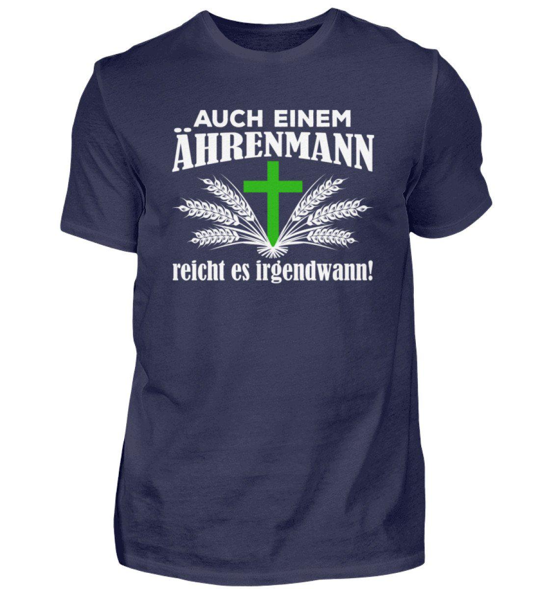 Ährenmann es reicht · Herren T-Shirt-Herren Basic T-Shirt-Navy-S-Agrarstarz