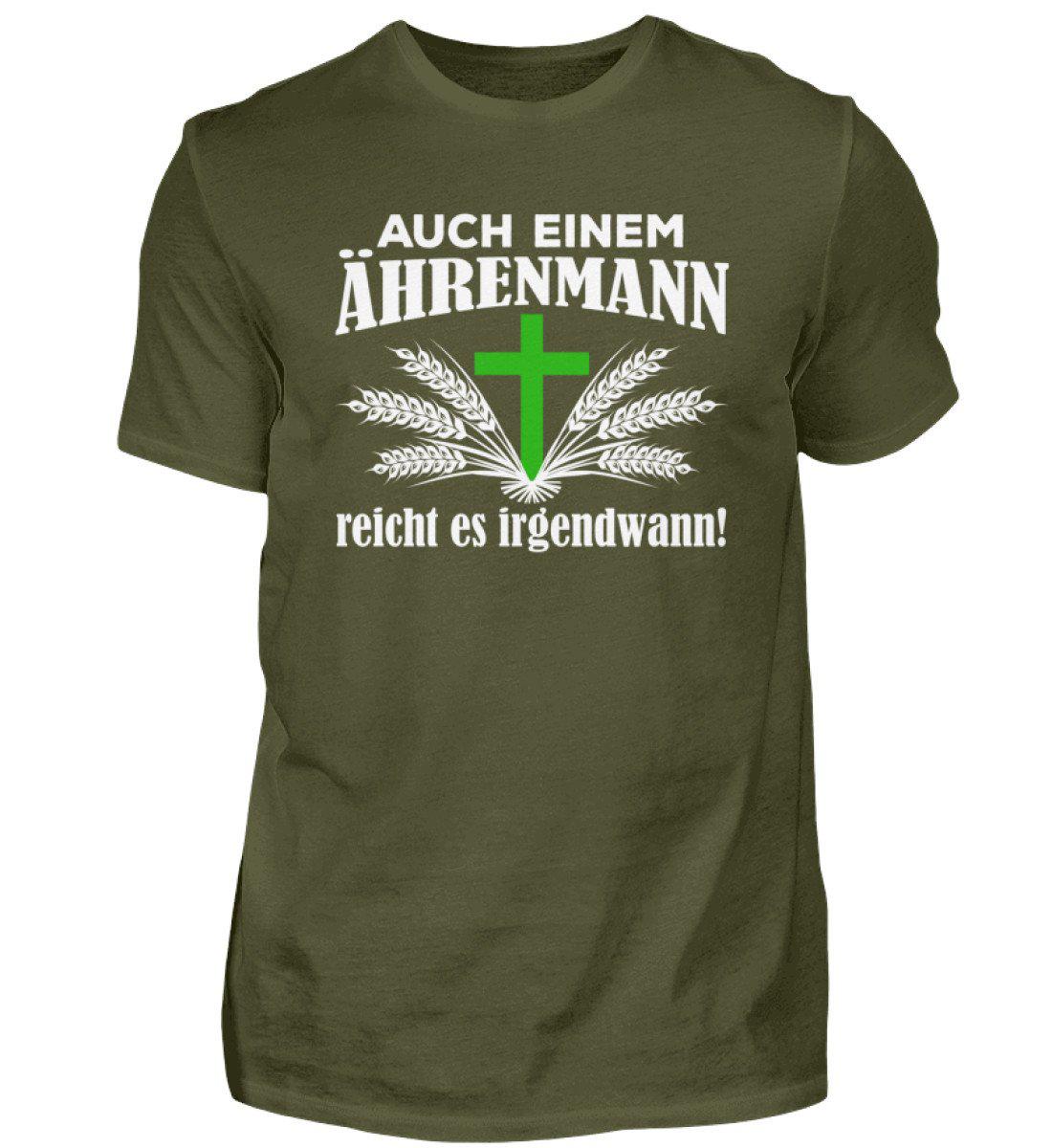 Ährenmann es reicht · Herren T-Shirt-Herren Basic T-Shirt-Urban Khaki-S-Agrarstarz
