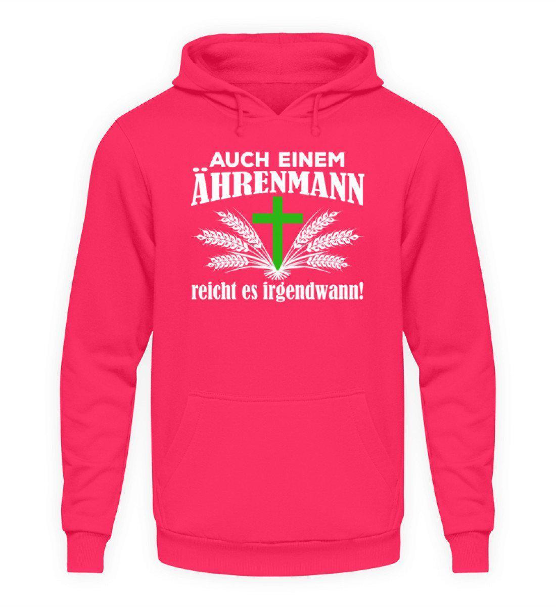 Ährenmann es reicht · Unisex Kapuzenpullover Hoodie-Unisex Hoodie-Hot Pink-L-Agrarstarz