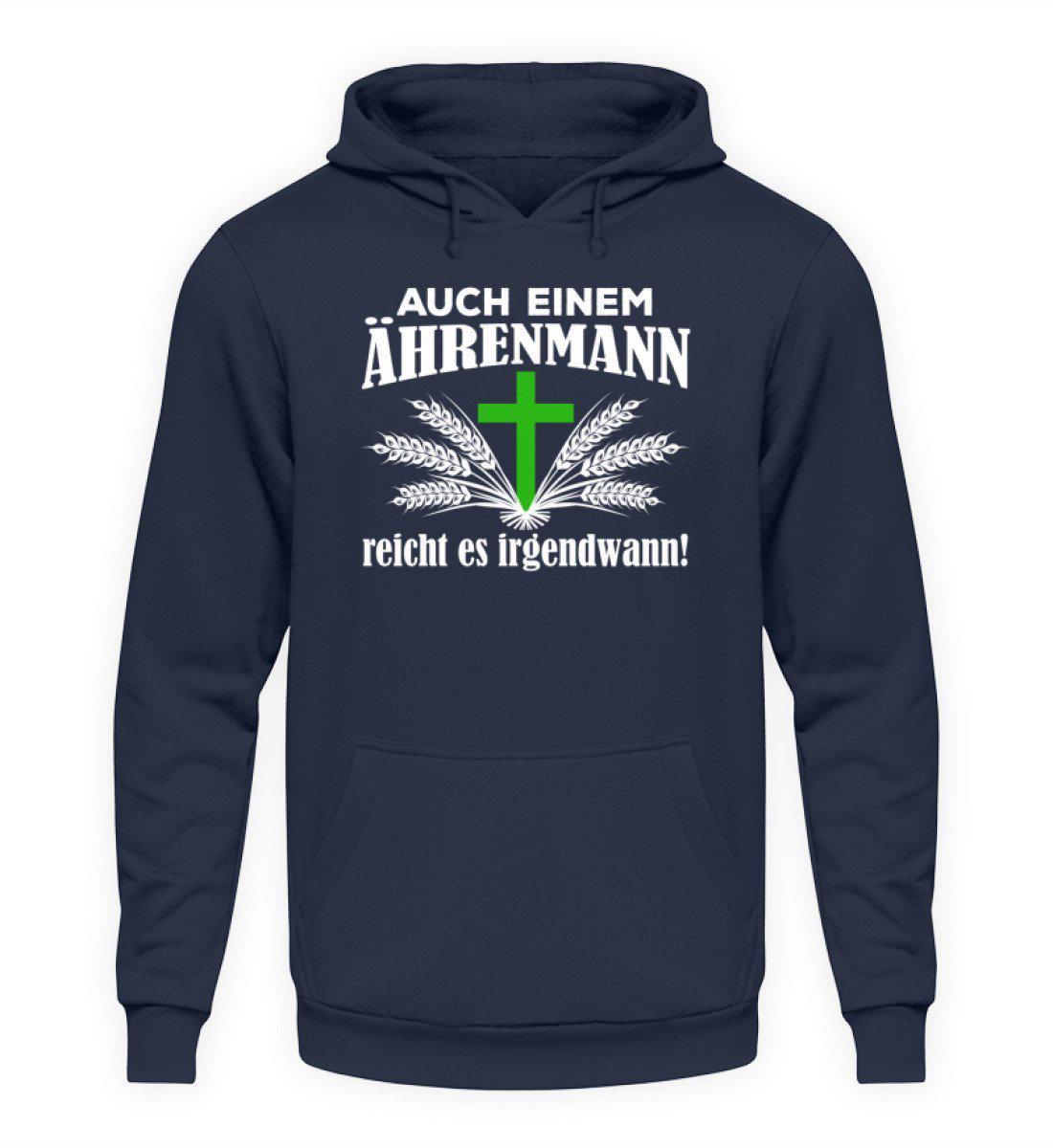 Ährenmann es reicht · Unisex Kapuzenpullover Hoodie-Unisex Hoodie-Oxford Navy-L-Agrarstarz