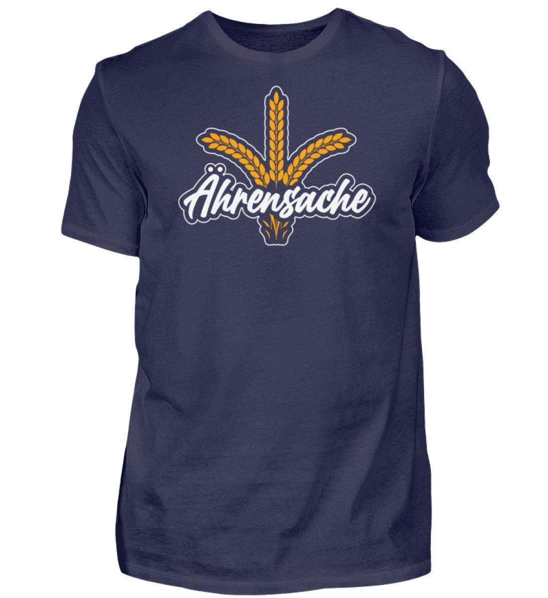 Ährensache · Herren T-Shirt-Herren Basic T-Shirt-Navy-S-Agrarstarz