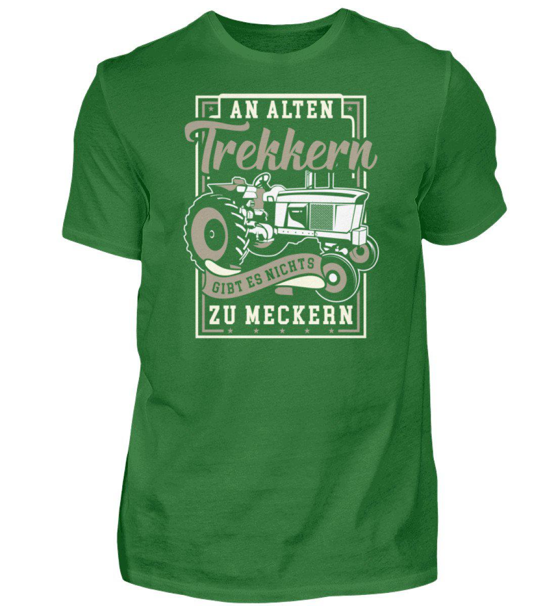 Alte Trekker meckern · Herren T-Shirt-Herren Basic T-Shirt-Kelly Green-S-Agrarstarz