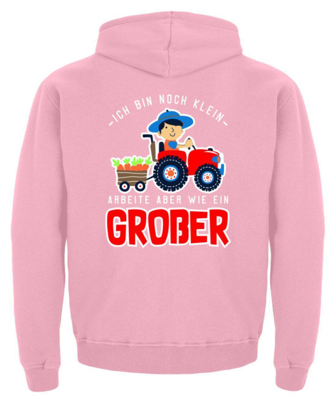 Arbeite wie ein Großer · Kinder Kapuzenpullover Hoodie-Kinder Hoodie-Agrarstarz