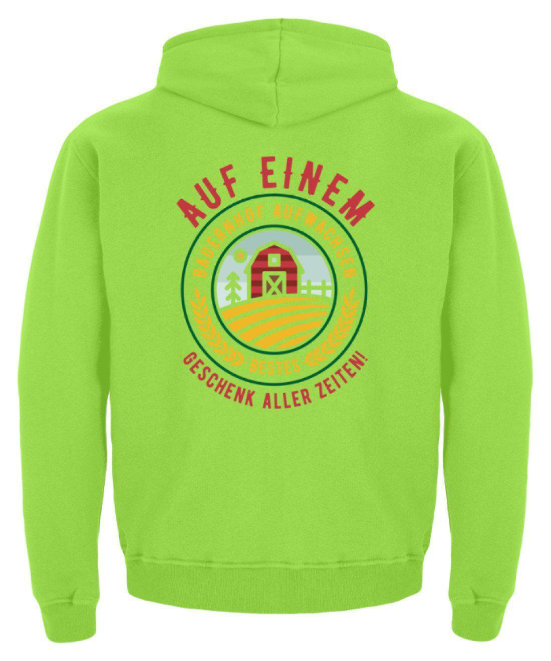 Auf Bauernhof aufgewachsen · Kinder Kapuzenpullover Hoodie-Kinder Hoodie-Agrarstarz
