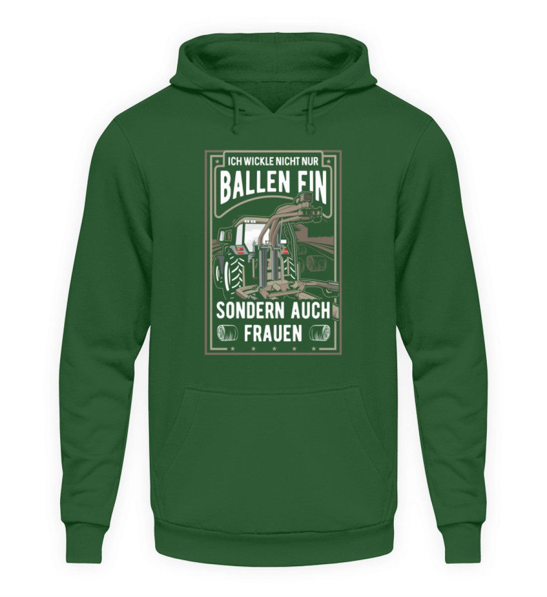 Ballen wickeln · Unisex Kapuzenpullover Hoodie-Unisex Hoodie-Bottle Green-S-Agrarstarz