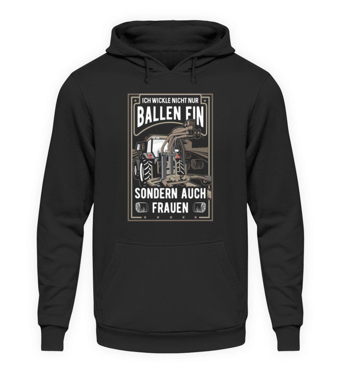 Ballen wickeln · Unisex Kapuzenpullover Hoodie-Unisex Hoodie-Deep Black-XS-Agrarstarz