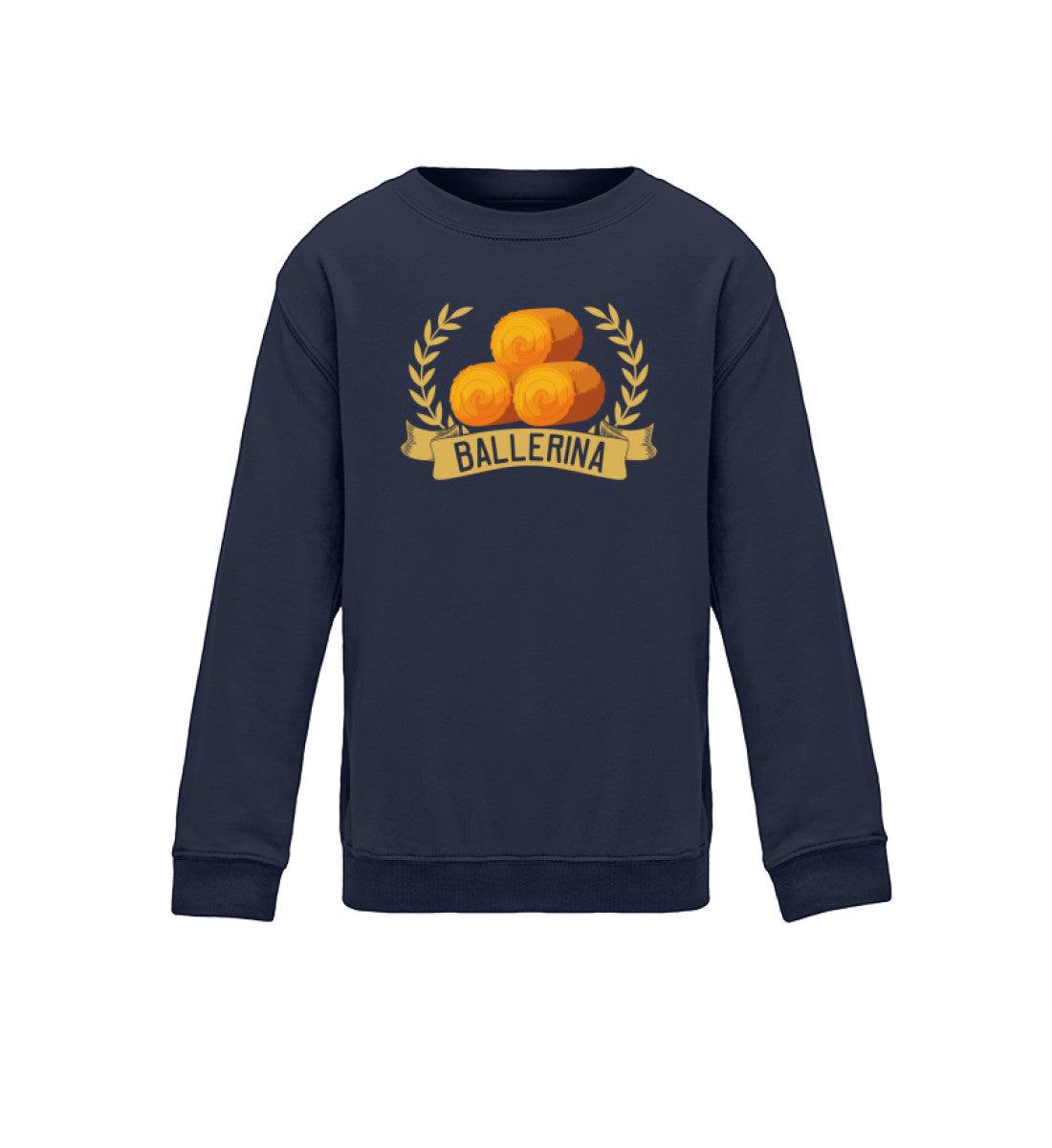 Ballerina Heuballen · Kinder Sweatshirt-Kinder Sweatshirt-Oxford Navy-12/14 (152/164)-Agrarstarz