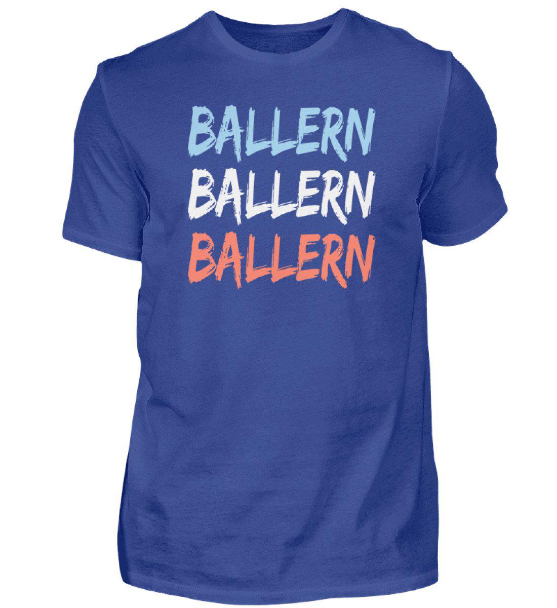 Ballern · Herren T-Shirt-Herren Basic T-Shirt-Royal Blue-S-Agrarstarz