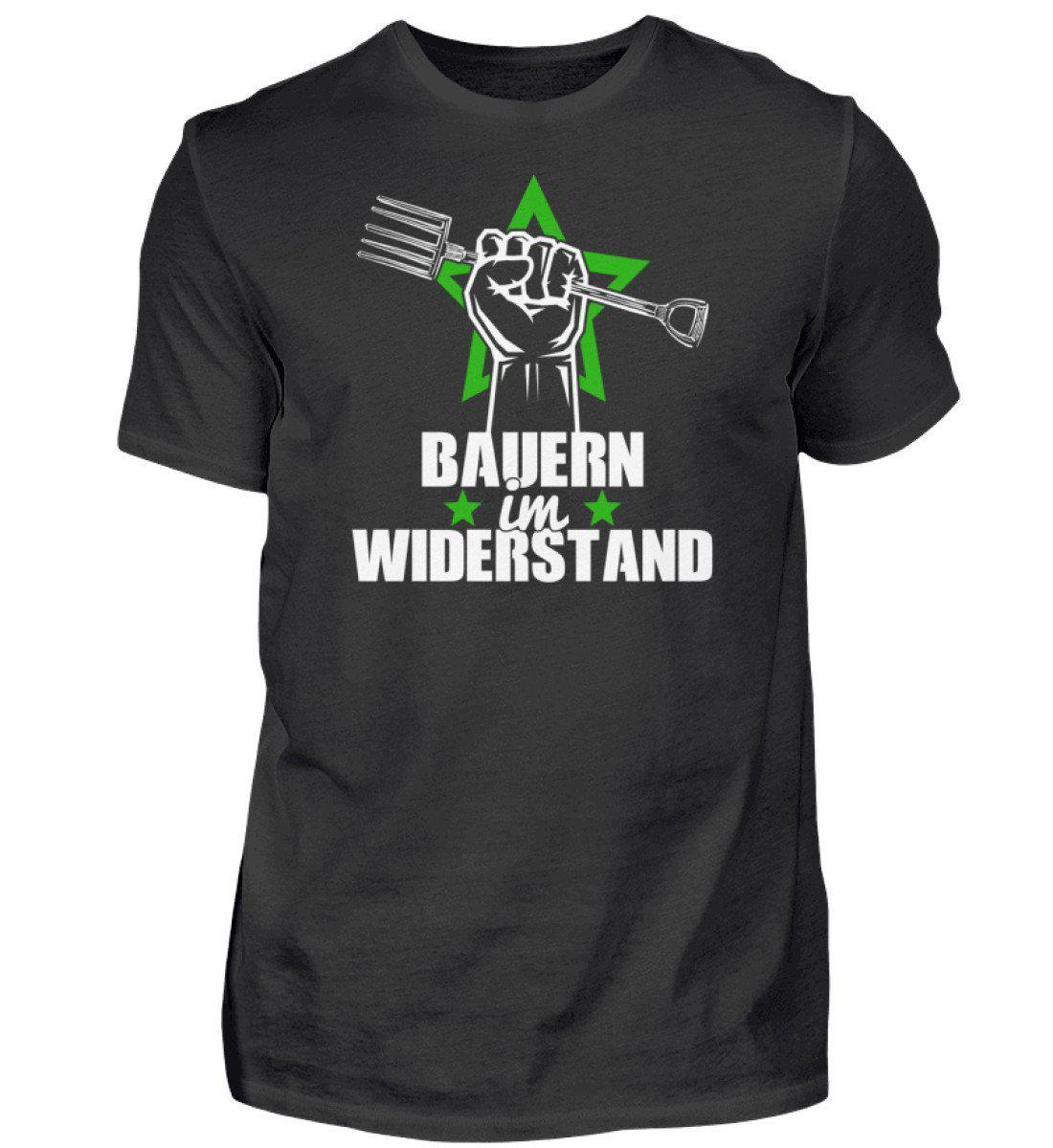 Bauern im Widerstand · Herren T-Shirt-Herren Basic T-Shirt-Black-S-Agrarstarz
