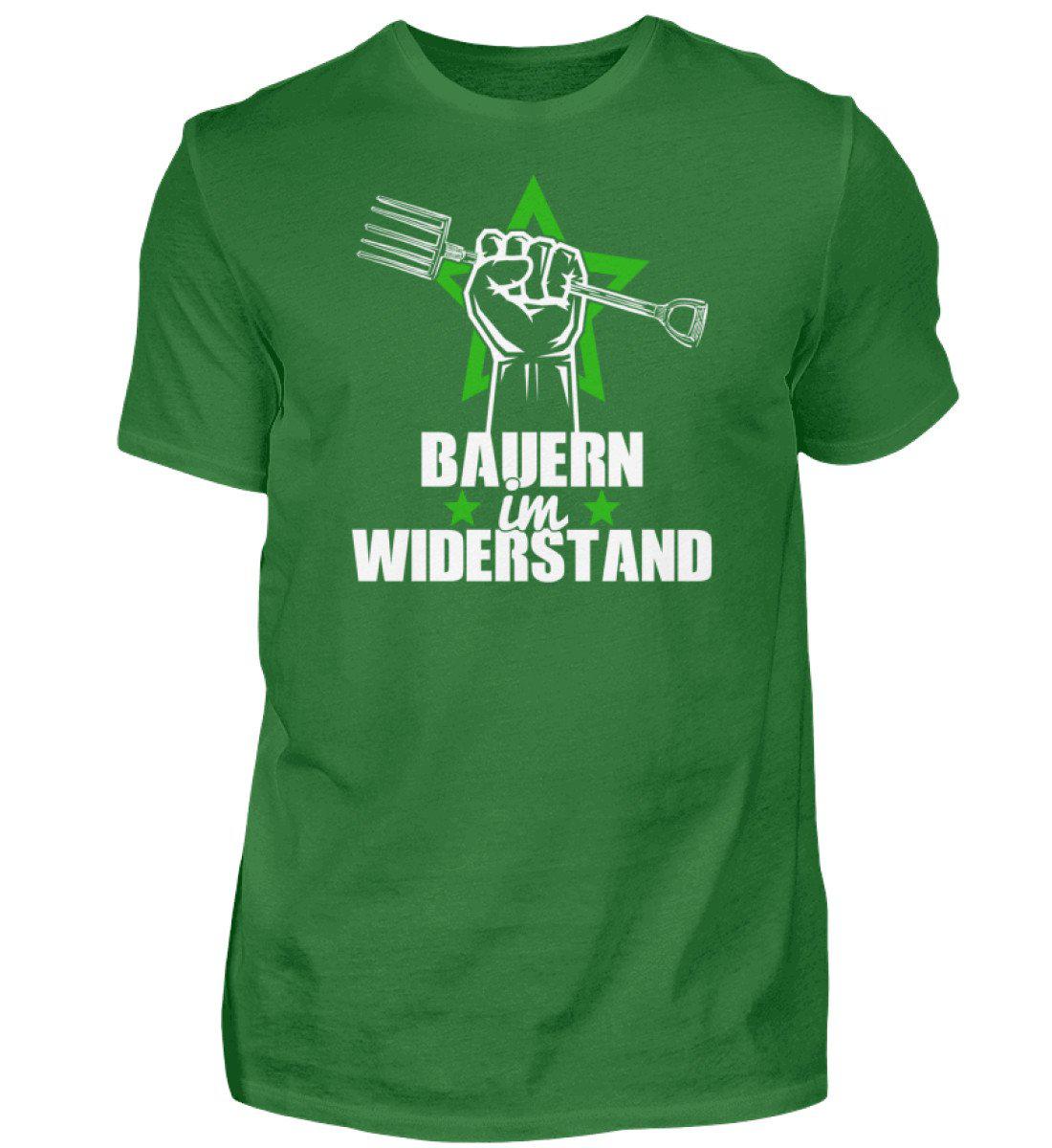 Bauern im Widerstand · Herren T-Shirt-Herren Basic T-Shirt-Kelly Green-S-Agrarstarz