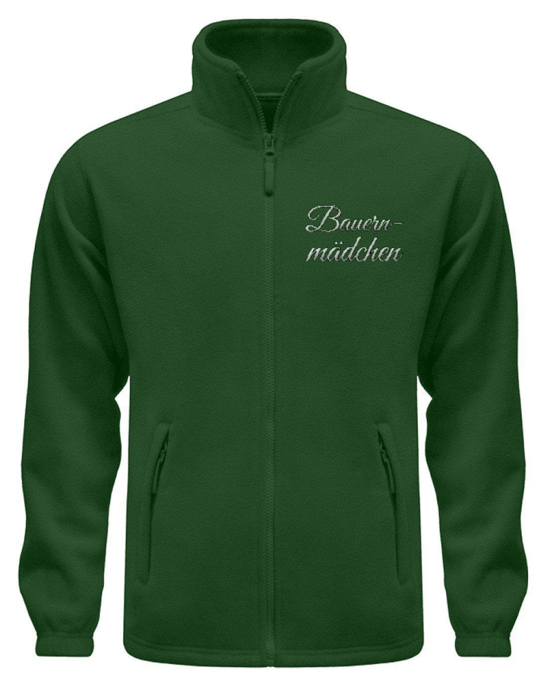 Bauernmädchen · Fleece Jacke mit Stick-Fleece Jacke mit Stick-Dark Green-S-Agrarstarz