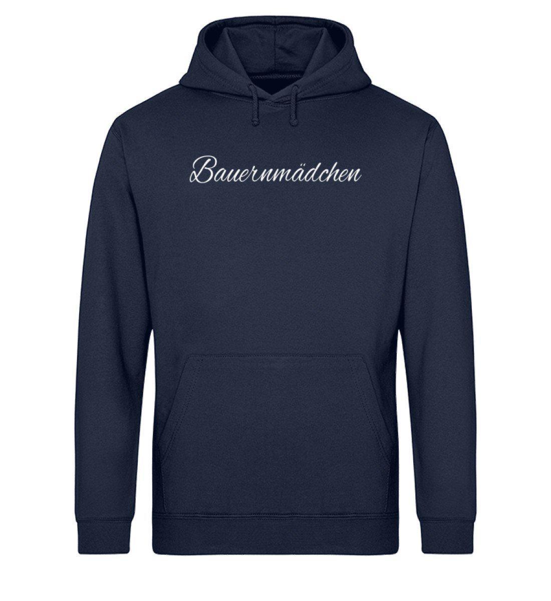 Bauernmädchen · Unisex Organic Hoodie-Drummer Hoodie ST/ST-French Navy-XS-Agrarstarz