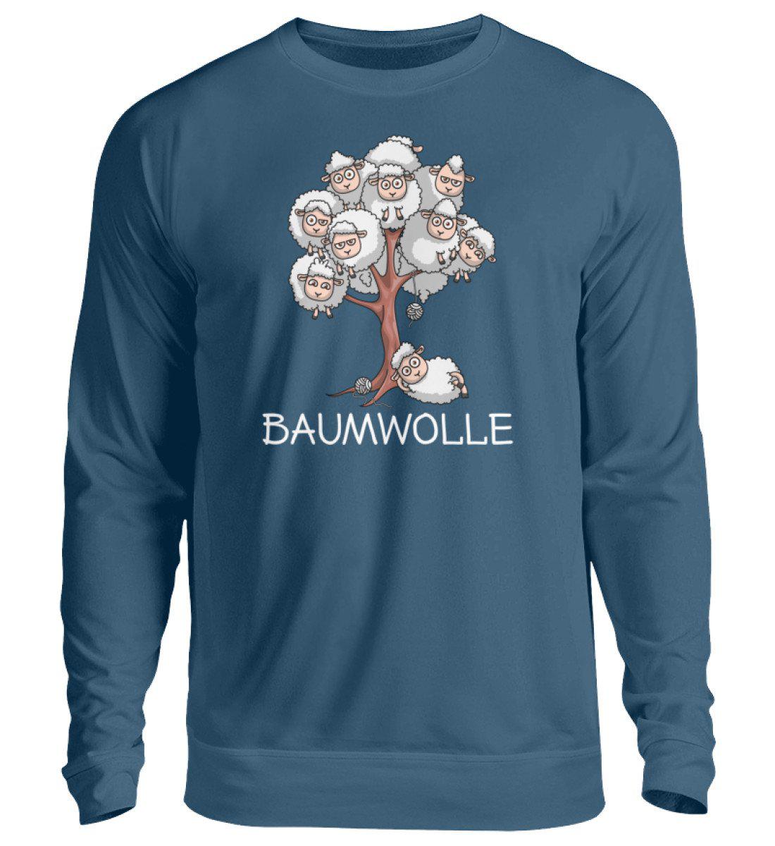 Baumwolle Schafe - Unisex Pullover-Unisex Sweatshirt-Airforce Blue-S-Agrarstarz