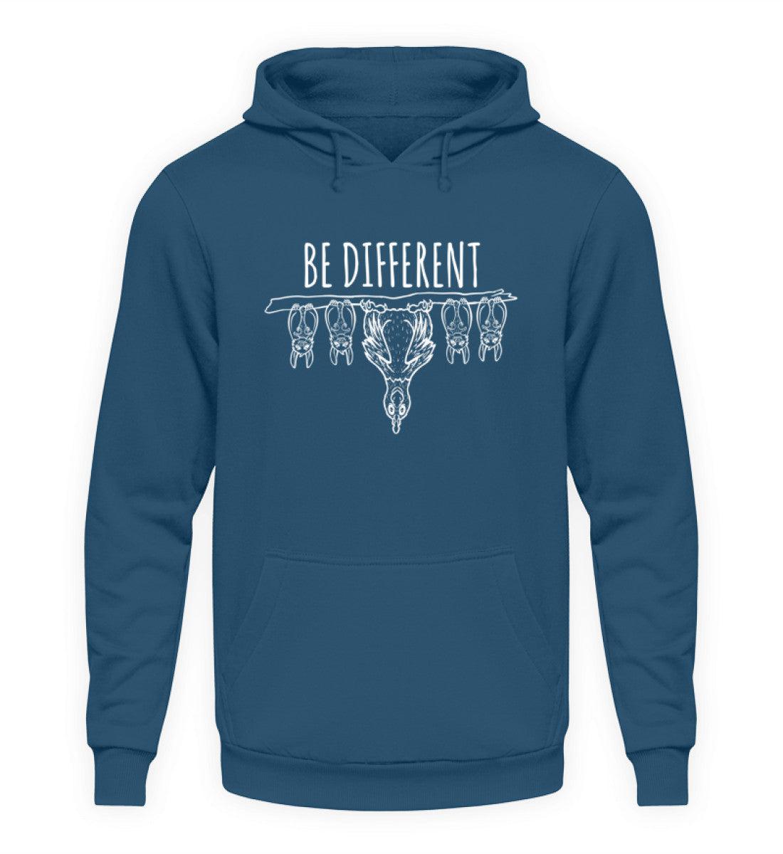 Be different Hühner · Unisex Kapuzenpullover Hoodie-Unisex Hoodie-Airforce Blue-S-Agrarstarz