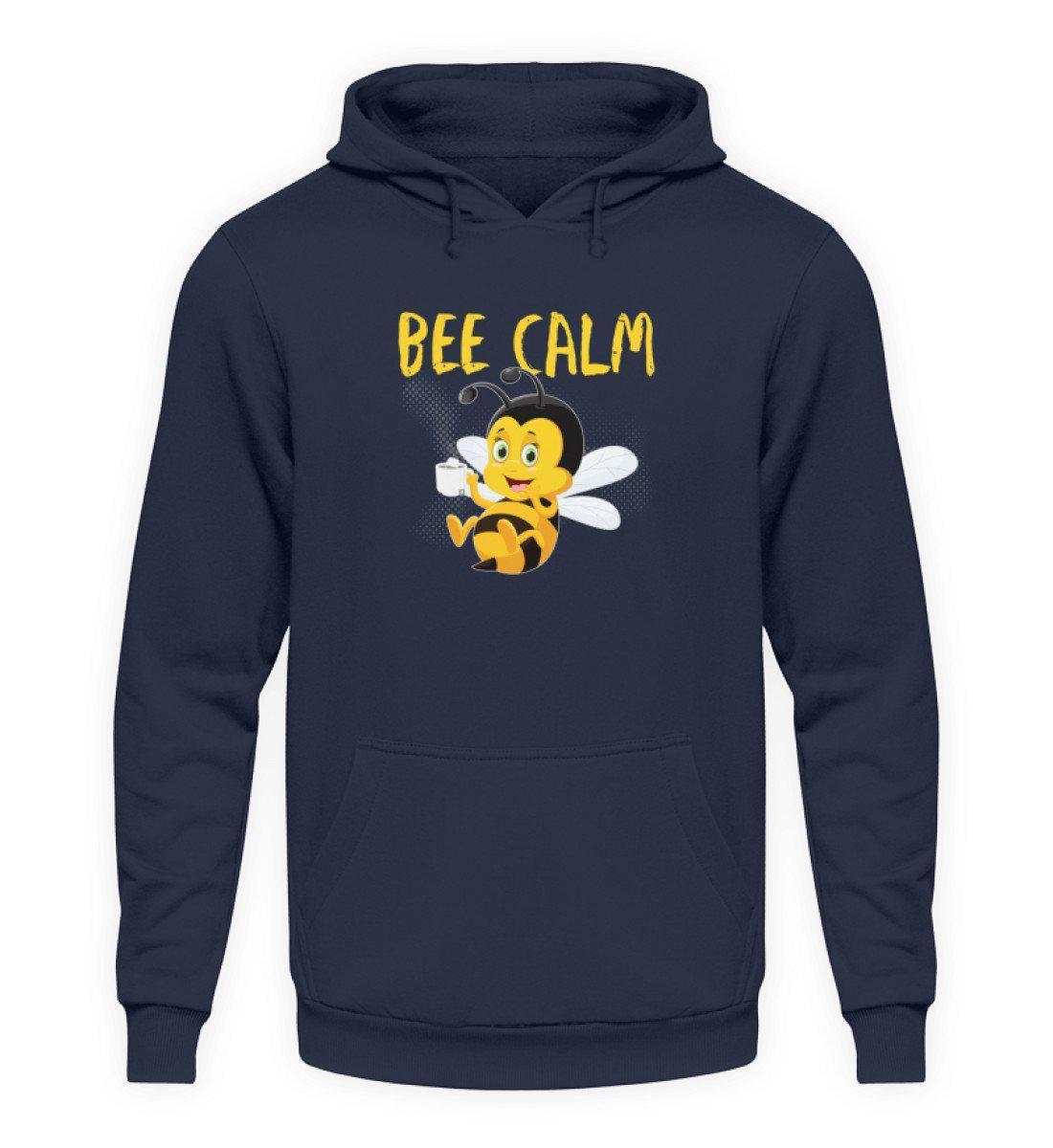 Bee calm · Unisex Kapuzenpullover Hoodie-Unisex Hoodie-Oxford Navy-S-Agrarstarz