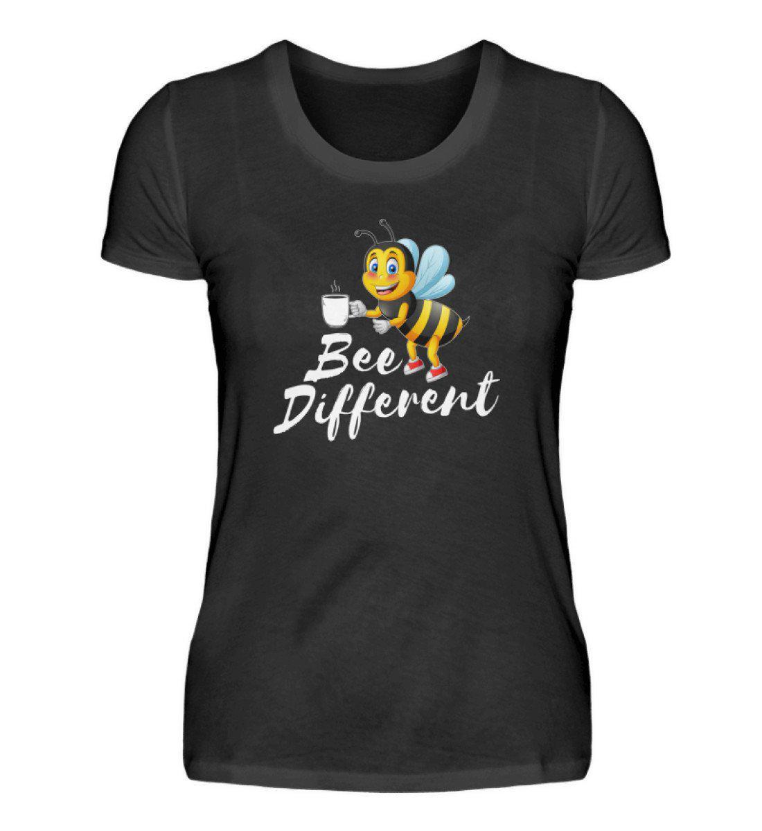 Bee different · Damen T-Shirt-Damen Basic T-Shirt-Black-S-Agrarstarz