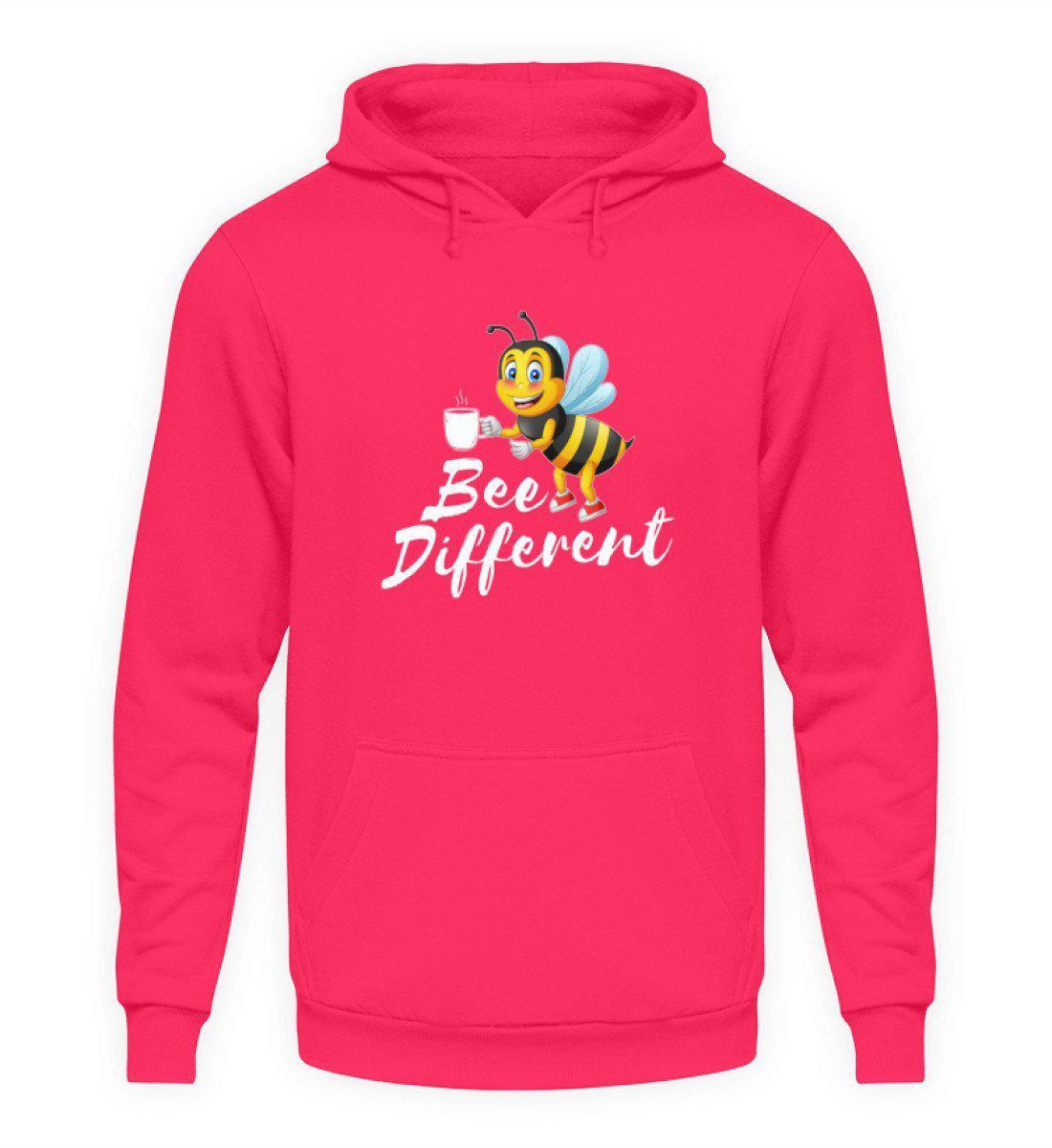 Bee different · Unisex Kapuzenpullover Hoodie-Unisex Hoodie-Hot Pink-S-Agrarstarz
