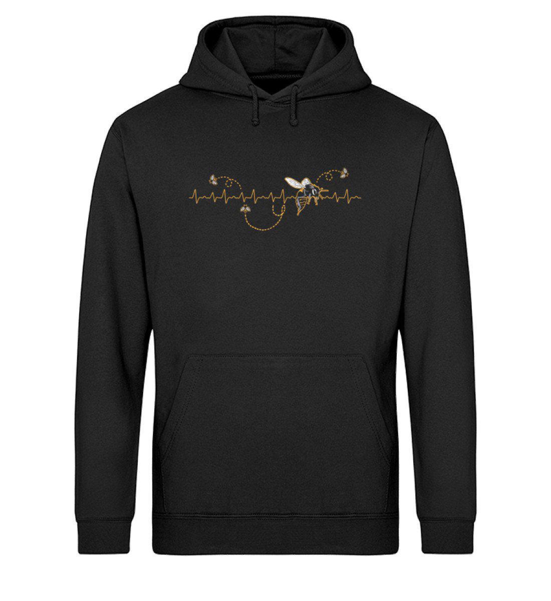 Bienen Heartbeat · Unisex Organic Hoodie-Drummer Hoodie ST/ST-Black-XS-Agrarstarz