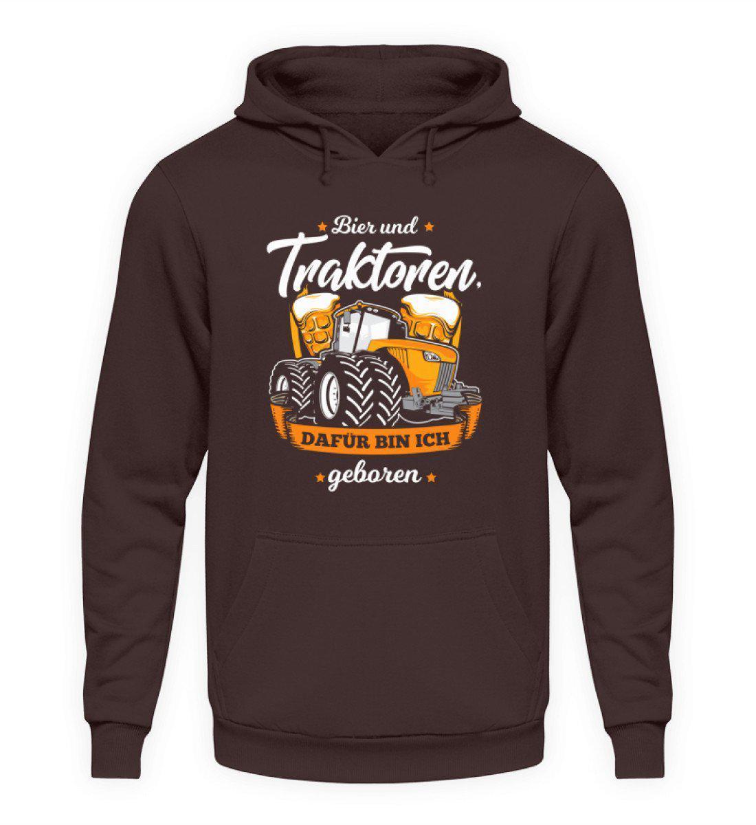 Bier und Traktoren · Unisex Kapuzenpullover Hoodie-Unisex Hoodie-Hot Chocolate-S-Agrarstarz