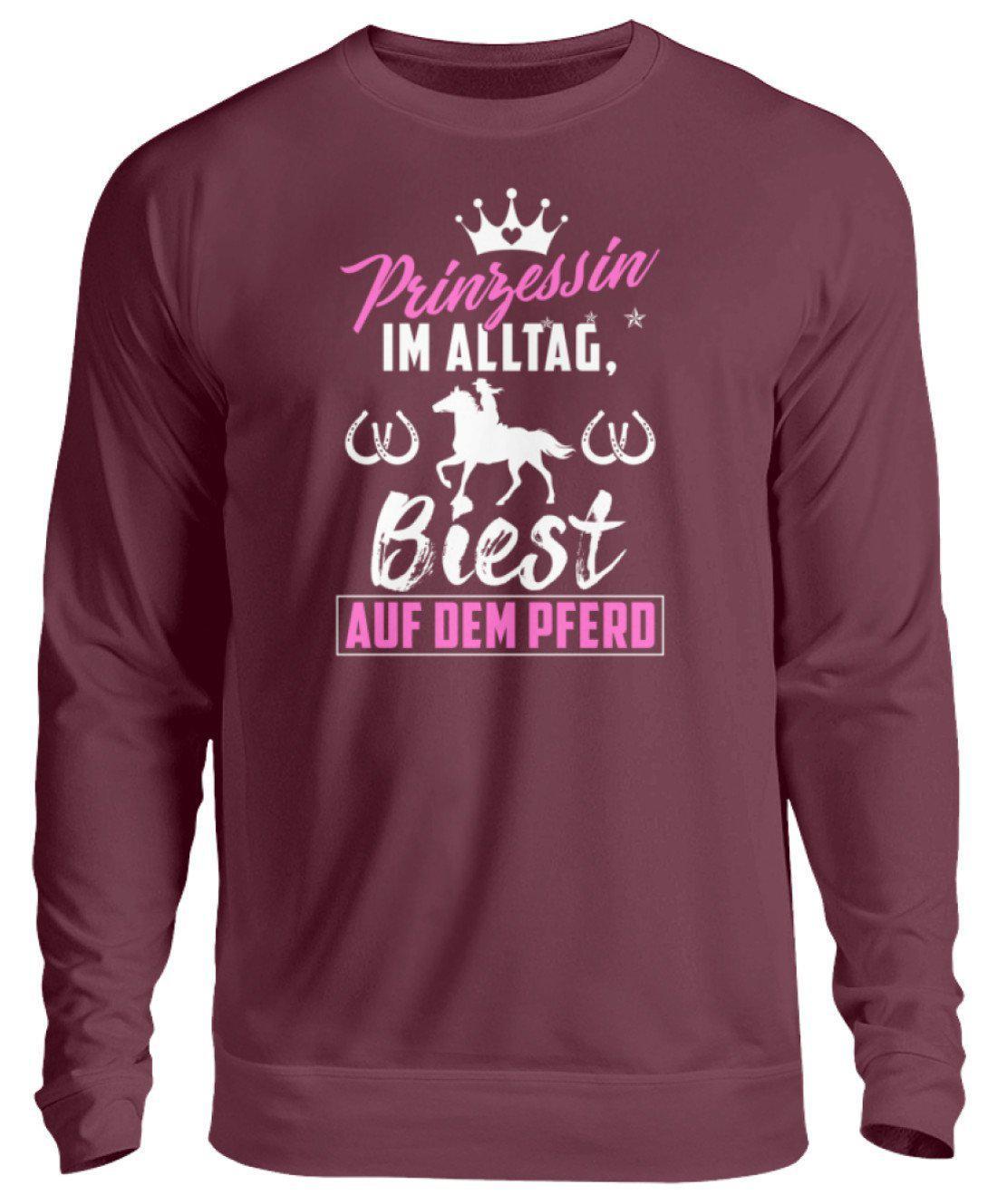 Biest auf dem Pferd · Unisex Sweatshirt Pullover-Unisex Sweatshirt-Burgundy-S-Agrarstarz