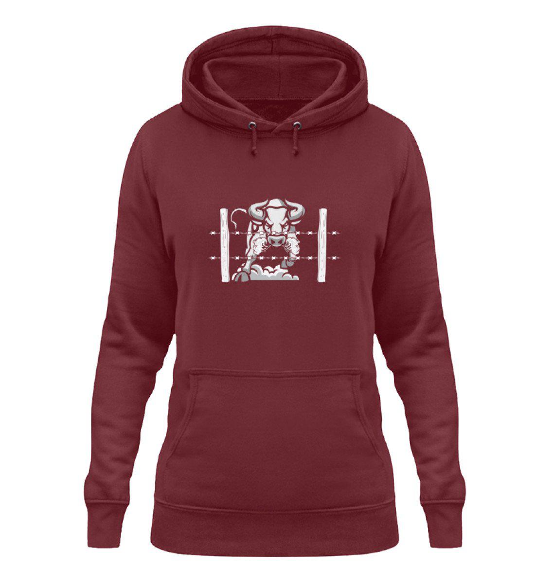 Bulle · Damen Hoodie-Damen Hoodie-Burgundy-XS-Agrarstarz