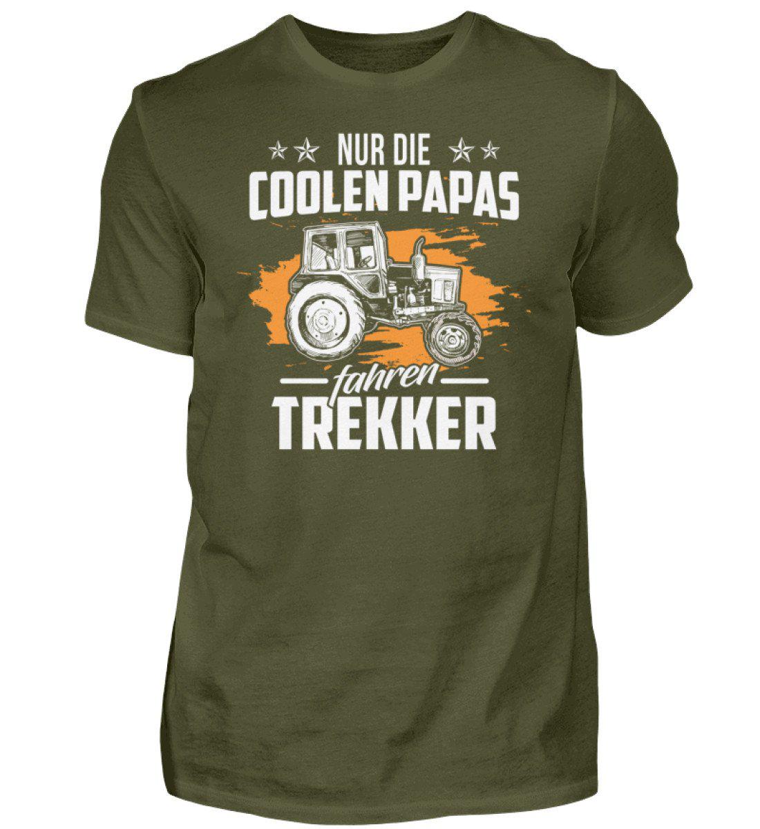Coole Papas Trekker · Herren T-Shirt-Herren Basic T-Shirt-Urban Khaki-S-Agrarstarz