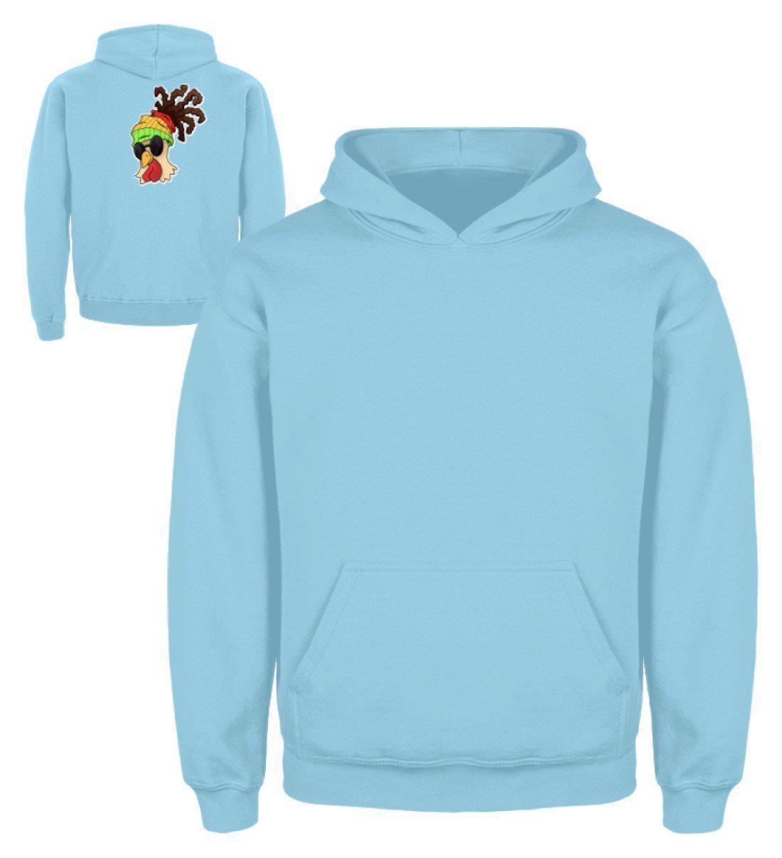 Cooles Huhn · Kinder Kapuzenpullover Hoodie-Kinder Hoodie-Sky Blue-3/4 (98/104)-Agrarstarz