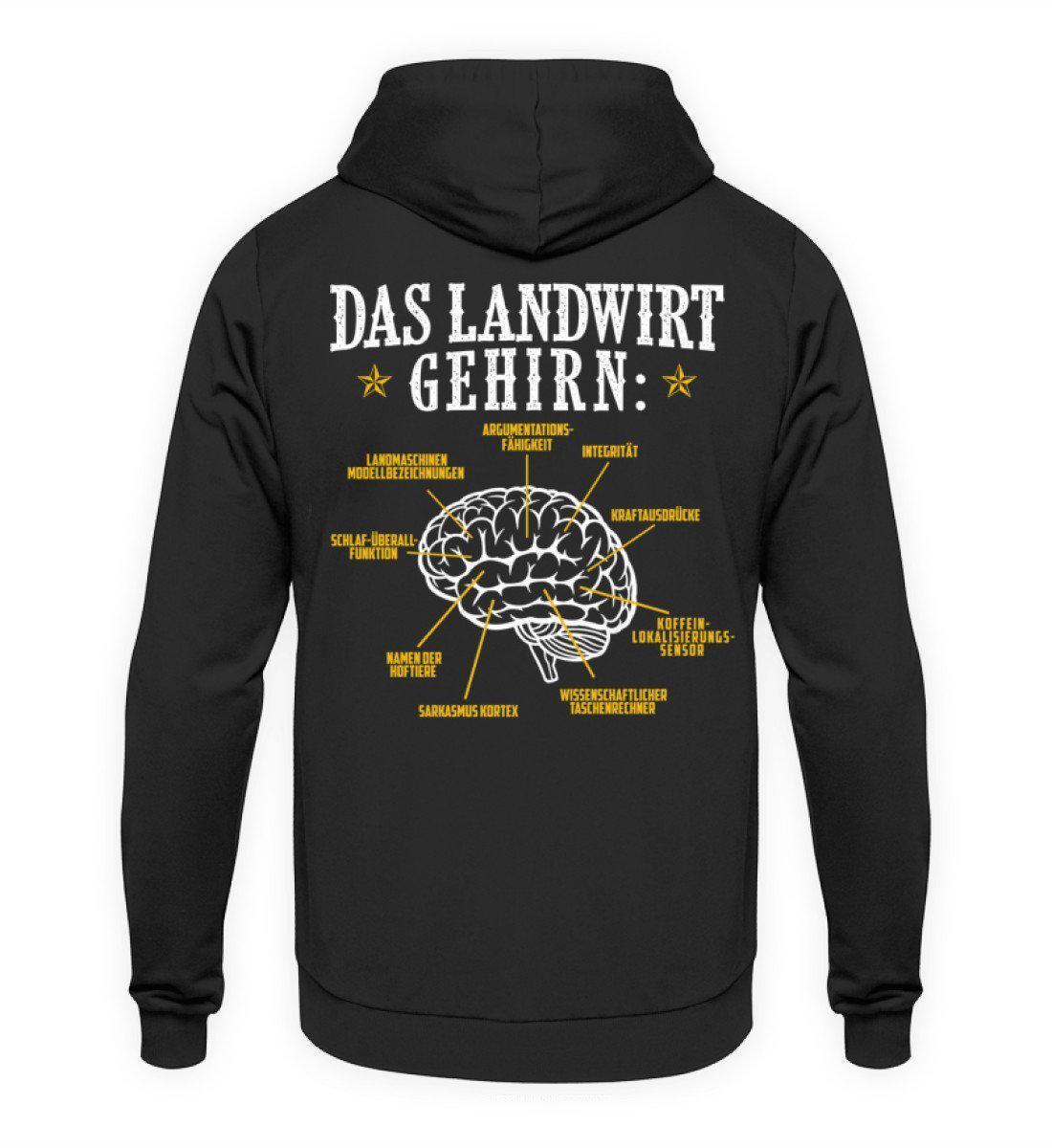 Das Landwirt Gehirn · Unisex Kapuzenpullover Hoodie-Unisex Hoodie-Jet Black-L-Agrarstarz