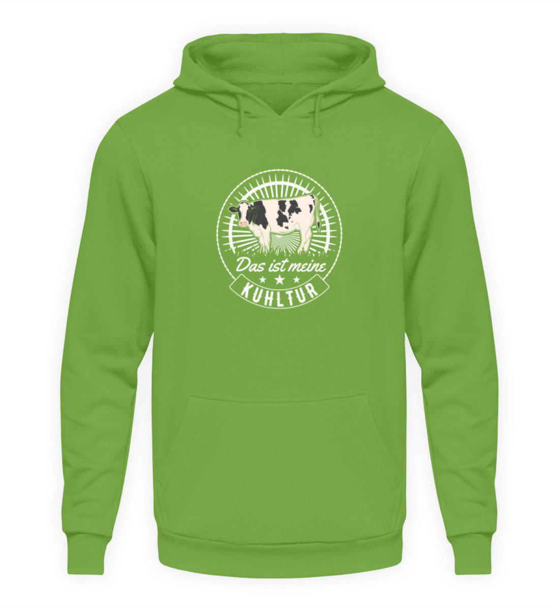 Das ist meine Kuhltur · Unisex Kapuzenpullover Hoodie-Unisex Hoodie-LimeGreen-S-Agrarstarz