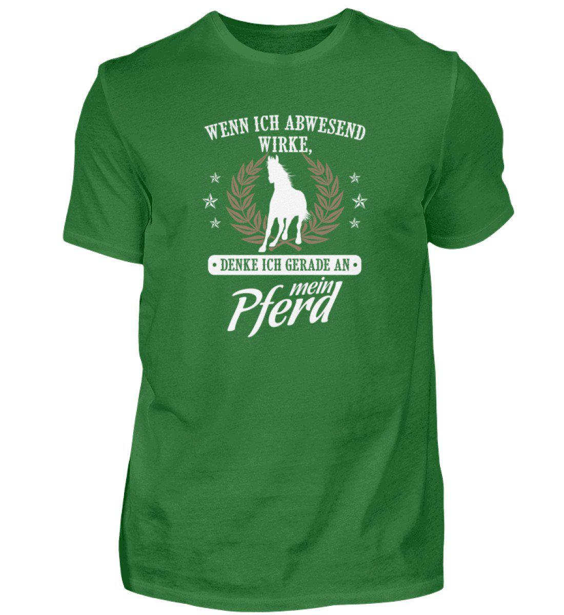 Denke an mein Pferd · Herren T-Shirt-Herren Basic T-Shirt-Kelly Green-S-Agrarstarz